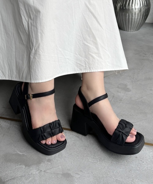 【 新品 】IENA イエナ ⬛︎ ルタロン チャンキーヒールミュール ミュール サンダル チャンキーヒール[品番：II000005159