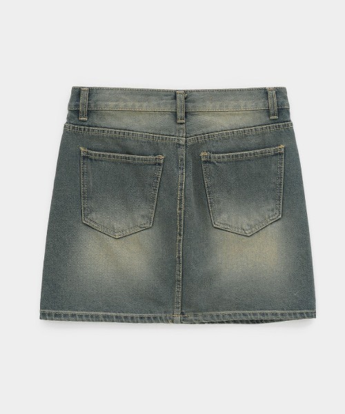 BLACKUP（ブラックアップ）の「[MADE]  ペストデニムミニスカート（デニムスカート・レディース・ブルー・LARGE/MEDIUM/SMALL）」の14枚目の写真