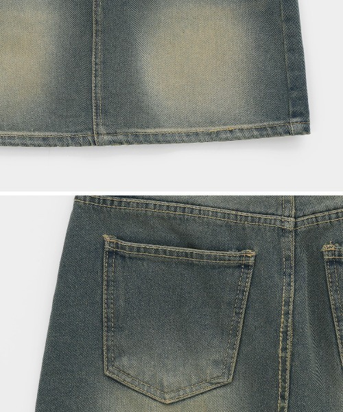 BLACKUP（ブラックアップ）の「[MADE]  ペストデニムミニスカート（デニムスカート・レディース・ブルー・LARGE/MEDIUM/SMALL）」の16枚目の写真