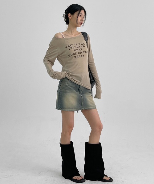 BLACKUP（ブラックアップ）の「[MADE]  ペストデニムミニスカート（デニムスカート・レディース・ブルー・LARGE/MEDIUM/SMALL）」の9枚目の写真