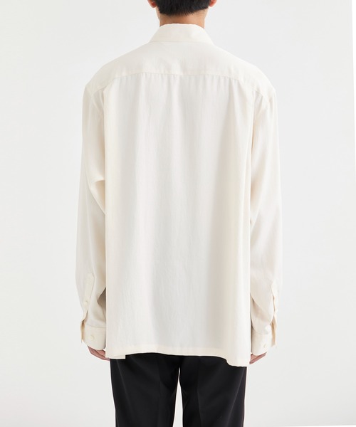 美品【TAAKK/ターク】フラワーシャツ Long Flower shirts TAAKK - 【ラスト1点】FLORAL SILK LONG SLEEVE SHIRT / ロング