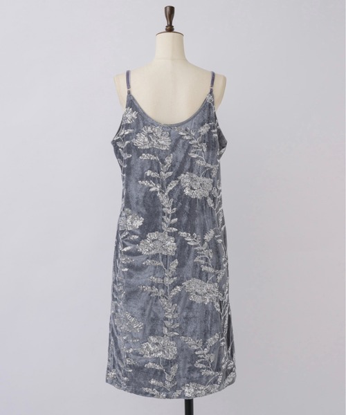 rose spangle camisole OP / スパンコールキャミワンピ(ワンピース)|musubore(ムスボレ) rose spangle camisole OP / スパンコールキャミワンピ(ワンピース)|musubore(ムスボレ)