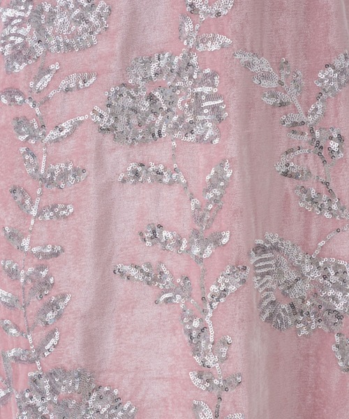 rose spangle camisole OP / スパンコールキャミワンピ(ワンピース)|musubore(ムスボレ) rose spangle camisole OP / スパンコールキャミワンピ(ワンピース)|musubore(ムスボレ)