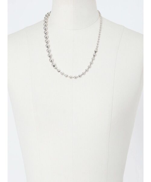 EATME（イートミー）の「ボールチェーンネックレス（ネックレス・レディース・シルバー・FREE）」の5枚目の写真