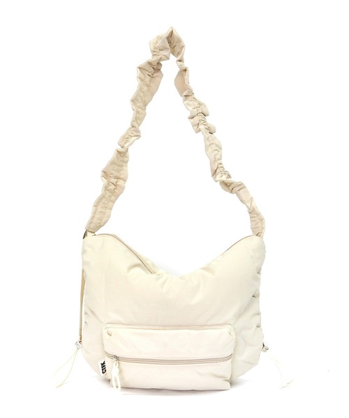 CONTROL FREAK（コントロールフリーク）の「CONTROL FREAK / CTFK（コントロールフリーク）撥水ギャザービッグショルダーバッグ（ショルダーバッグ・レディース・チャコール/オレンジ/ピンク/ブルー/シルバー/アイボリー・FREE）」の11枚目の写真