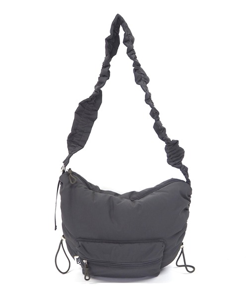 CONTROL FREAK（コントロールフリーク）の「CONTROL FREAK / CTFK（コントロールフリーク）撥水ギャザービッグショルダーバッグ（ショルダーバッグ・レディース・チャコール/オレンジ/ピンク/ブルー/シルバー/アイボリー・FREE）」の9枚目の写真