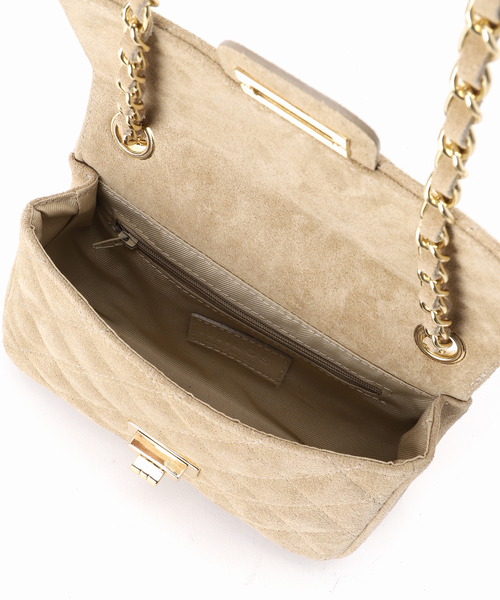 LE TALON（ルタロン）の「MILOS/ミロス SUEDE CHAINバッグ（ショルダー