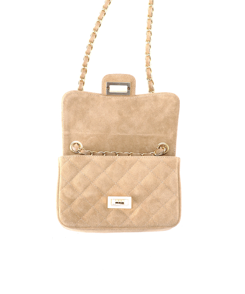 LE TALON（ルタロン）の「MILOS/ミロス SUEDE CHAINバッグ（ショルダー 