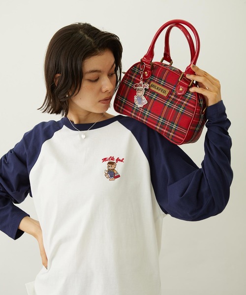 MILKFED.(ミルクフェド)の「MILKMAN BEAR KEYRING(キーホルダー・レディース・ネイビー/オフホワイト・ONE SIZE)」の12枚目の写真