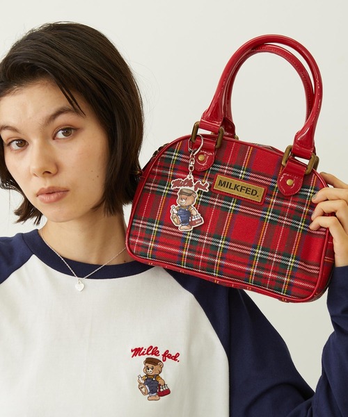 MILKFED.(ミルクフェド)の「MILKMAN BEAR KEYRING(キーホルダー・レディース・ネイビー/オフホワイト・ONE SIZE)」の14枚目の写真