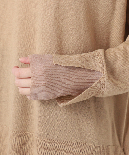 B.C STOCK ベーセーストック　クルーネック　コクーン　ウールコート WOOLICK ウインドシャットショートステンカラーコート（ステン