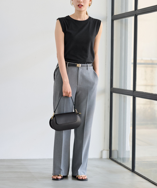 FRAMeWORK（フレームワーク）の「AULENTTI/オウレンティ 2WAYフラップショルダーバッグ（ショルダーバッグ・レディース・ブラック/ベージュ・FREE）」の8枚目の写真