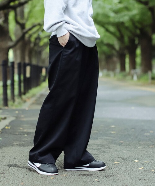 B:MING by BEAMS（ビーミングバイビームス）の「TC ワイド パンツ（その他パンツ・メンズ・ブラック/ホワイト系その他5・LARGE/MEDIUM/SMALL/X-LARGE）」の16枚目の写真
