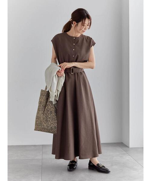 Te chichi（テチチ）の「ウエスト切替ワンピース（ワンピース・レディース・ブラウン/ブラック・F）」の19枚目の写真