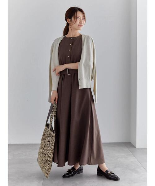 Te chichi（テチチ）の「ウエスト切替ワンピース（ワンピース・レディース・ブラウン/ブラック・F）」の21枚目の写真