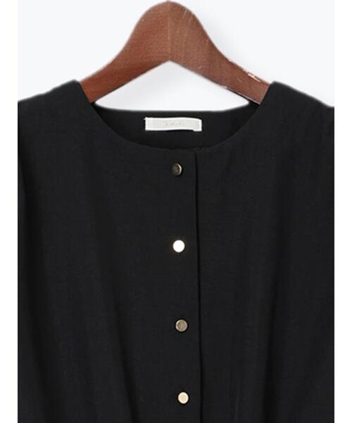 Te chichi（テチチ）の「ウエスト切替ワンピース（ワンピース・レディース・ブラウン/ブラック・F）」の12枚目の写真