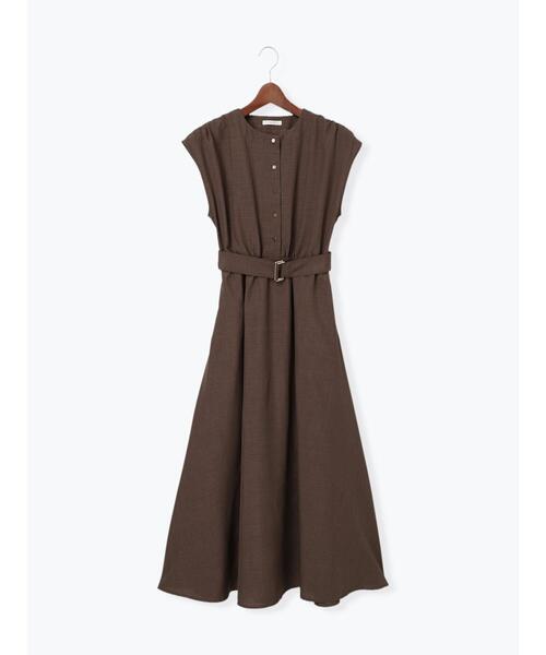 Te chichi（テチチ）の「ウエスト切替ワンピース（ワンピース・レディース・ブラウン/ブラック・F）」の9枚目の写真