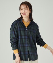 SHOO・LA・RUE | 【洗える】着回しいろいろ 大人のためのチェックシャツ(シャツ/ブラウス)