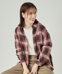 SHOO・LA・RUE | 【洗える】着回しいろいろ 大人のためのチェックシャツ(シャツ/ブラウス)