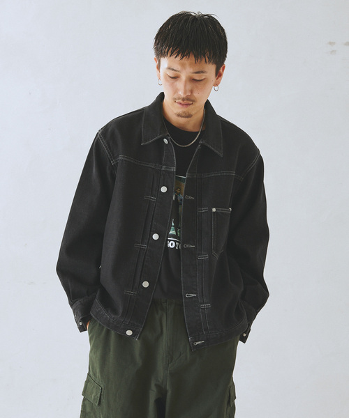 セール❗️レリューム　デニムトラッカージャケット COTTON USA 2nd JOURNAL STANDARD relume（ジャーナルスタンダード レリューム