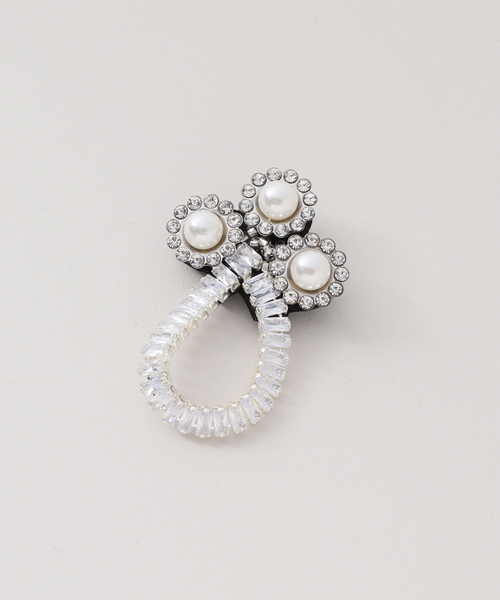 MADISO（マディソ） Pearl ブローチ FW2409（ブローチ/コサージュ