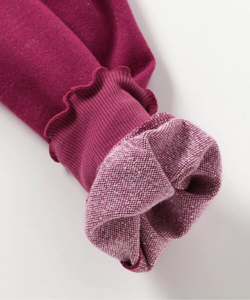 apres les cours(アプレレクール)の「パワショルロゴ刺繍トレーナー(スウェット・キッズ・ブラック/アイボリー/その他2/ピンク・80/90/100/110/120/130/140)」の14枚目の写真