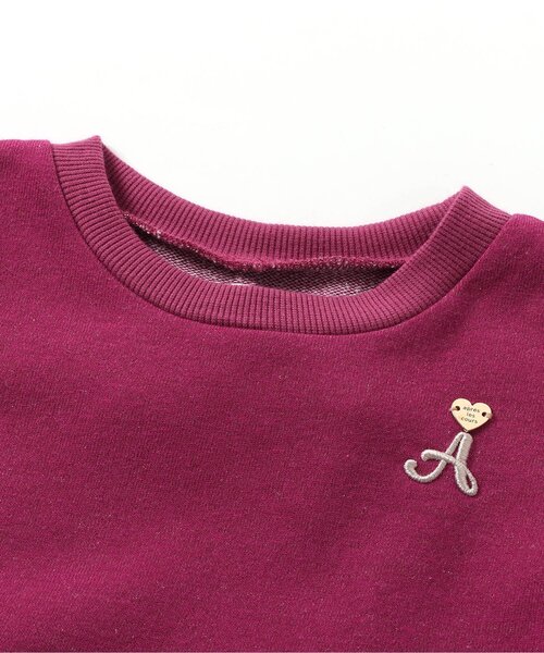 apres les cours(アプレレクール)の「パワショルロゴ刺繍トレーナー(スウェット・キッズ・ブラック/アイボリー/その他2/ピンク・80/90/100/110/120/130/140)」の22枚目の写真