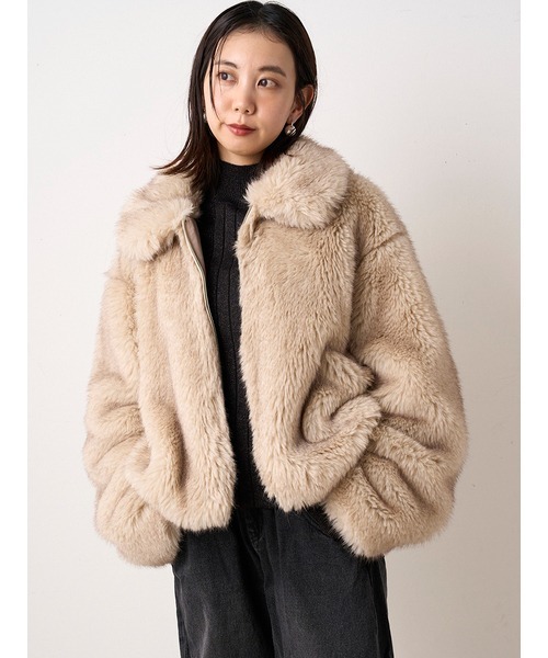 emmi(エミ)の「リブラインハイネックニットプルオーバー(ニット/セーター・レディース・バーガンディー/ブラック/ライトブルー/アイボリー・FREE)」の21枚目の写真