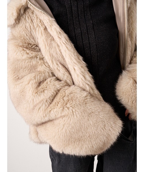 emmi(エミ)の「リブラインハイネックニットプルオーバー(ニット/セーター・レディース・バーガンディー/ブラック/ライトブルー/アイボリー・FREE)」の22枚目の写真