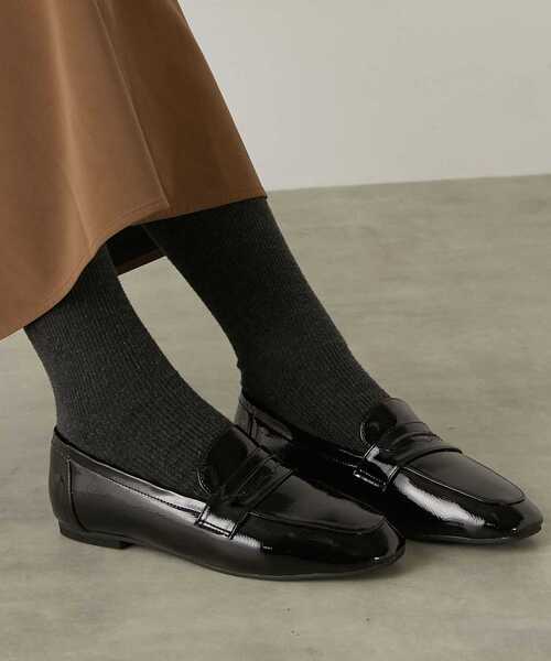 MELROSE claire(メルローズ クレール)の「【エナメルの柔らかローファー】(ローファー・レディース・ブラック/ダークベージュ/ネイビー・4/2/3/1)」の20枚目の写真