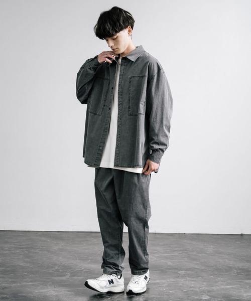 Rocky Monroe（ロッキーモンロー）の「ルーズシルエットUSED LIKE イージーパンツ（その他パンツ・メンズ・ダークグレー/ブラウン/ライトグレー/グレー・M/L）」の16枚目の写真
