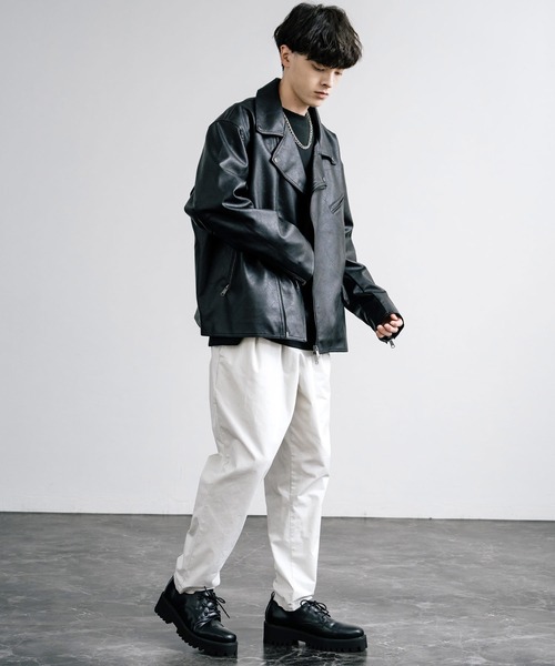 Rocky Monroe（ロッキーモンロー）の「ルーズシルエットUSED LIKE イージーパンツ（その他パンツ・メンズ・ダークグレー/ブラウン/ライトグレー/グレー・M/L）」の8枚目の写真