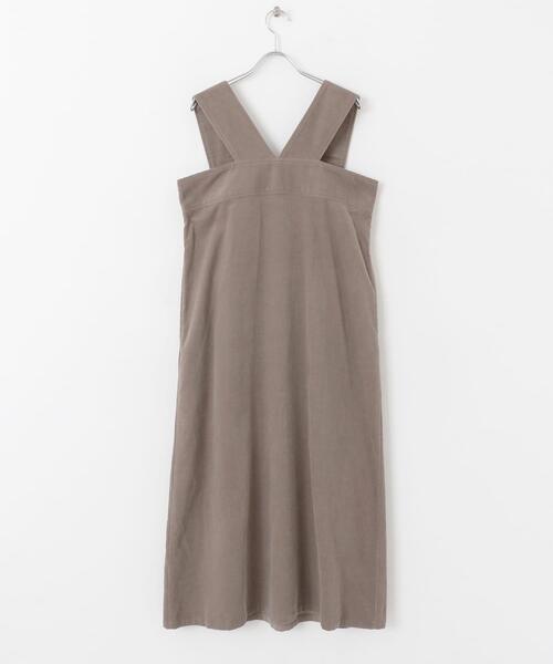 URBAN RESEARCH Sonny Label（アーバンリサーチサニーレーベル）の「コーデュロイジャンパーワンピース（ワンピース・レディース・グレー系その他/チャコールグレー・36/38）」の19枚目の写真