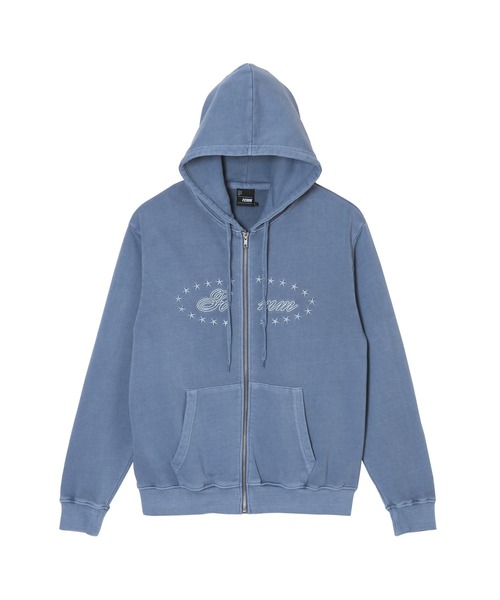 FCMM(エフシーエムエム)の「PIGMENT DYED ZIP HOODIE/ピグメントダイドジップフーディ(パーカー・レディース・チャコール/ライトブルー/アイボリー・LARGE/MEDIUM)」の14枚目の写真