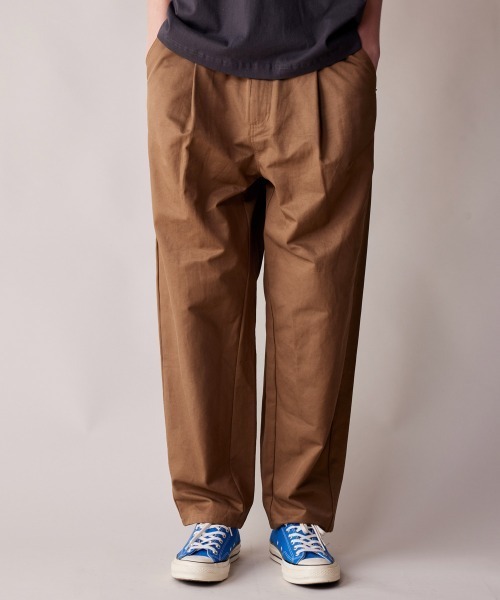 rehacer（レアセル）の「rehacer : Duck Tuck Pants / ダックタックパンツ（チノパンツ・メンズ・ブラウン/ブラック/オリーブ・SMALL/LARGE/MEDIUM）」の12枚目の写真
