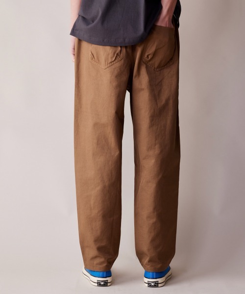 rehacer（レアセル）の「rehacer : Duck Tuck Pants / ダックタックパンツ（チノパンツ・メンズ・ブラウン/ブラック/オリーブ・SMALL/LARGE/MEDIUM）」の15枚目の写真