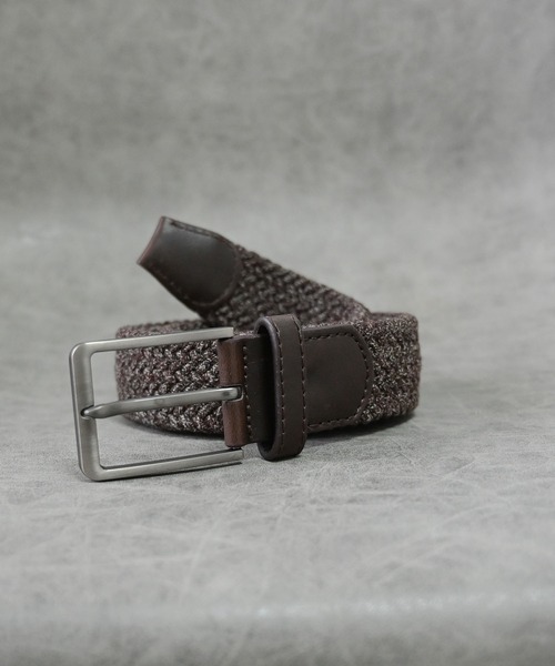 Editors Draw（エディターズドロー）の「メッシュベルト（ベルト・メンズ・ベージュ/ネイビー/グレー/ブラウン・FREE）」の3枚目の写真