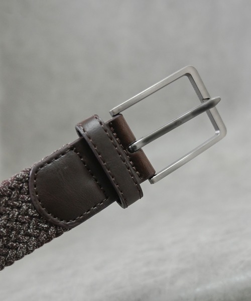 Editors Draw（エディターズドロー）の「メッシュベルト（ベルト・メンズ・ベージュ/ネイビー/グレー/ブラウン・FREE）」の5枚目の写真