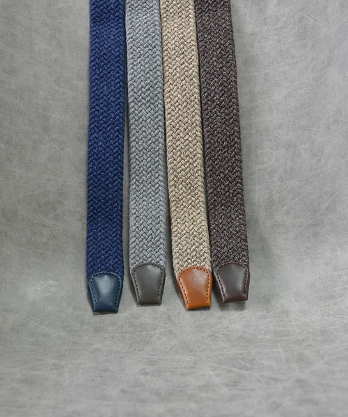 Editors Draw（エディターズドロー）の「メッシュベルト（ベルト・メンズ・ベージュ/ネイビー/グレー/ブラウン・FREE）」の8枚目の写真