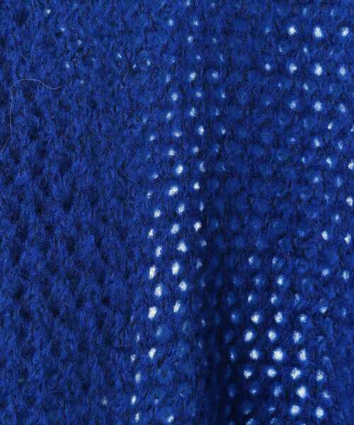 Editt by YECCA VECCA(エディットバイイェッカヴェッカ)の「エアーヤーンメッシュニット(ニット/セーター・レディース・チャコールグレー/ライトベージュ/その他6・FREE)」の10枚目の写真