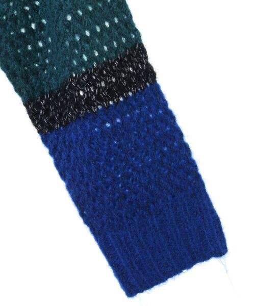 Editt by YECCA VECCA(エディットバイイェッカヴェッカ)の「エアーヤーンメッシュニット(ニット/セーター・レディース・チャコールグレー/ライトベージュ/その他6・FREE)」の11枚目の写真