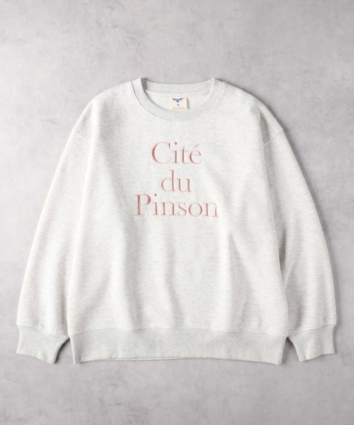 Right-on（ライトオン）の「ロゴスウェット（スウェット・レディース・ブラック/オフホワイト/グレー/ターコイズブルー/イエロー/ネイビー/ケリーグリーン/ピンク・M/L/XL）」の17枚目の写真