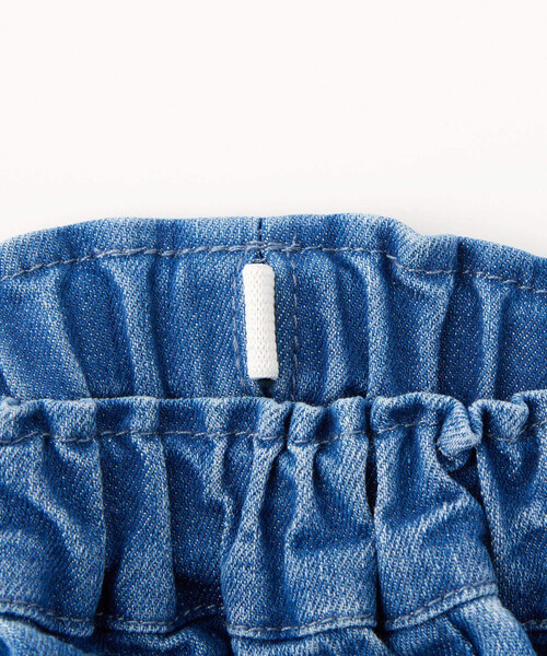 BeBe Petits Pois Vert（ベベプチポワヴェール）の「【店舗限定】ストレッチデニムキュロットパンツ(95~160cm)（デニムパンツ・キッズ・ブルー/ネイビー・110cm/120cm/140cm/95cm/130cm/100cm/150cm/160cm）」の11枚目の写真