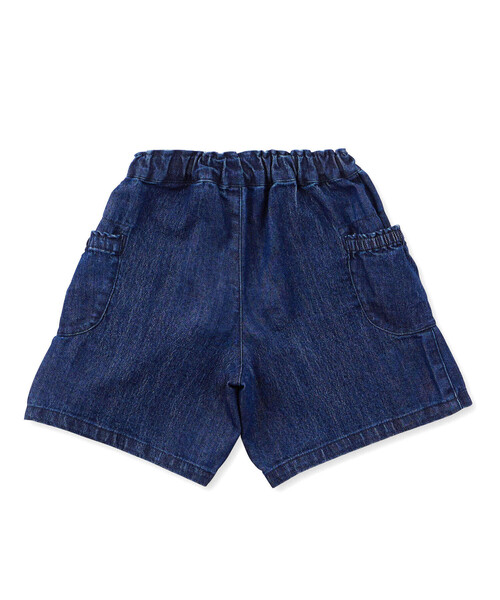 BeBe Petits Pois Vert（ベベプチポワヴェール）の「【店舗限定】ストレッチデニムキュロットパンツ(95~160cm)（デニムパンツ・キッズ・ブルー/ネイビー・110cm/120cm/140cm/95cm/130cm/100cm/150cm/160cm）」の14枚目の写真