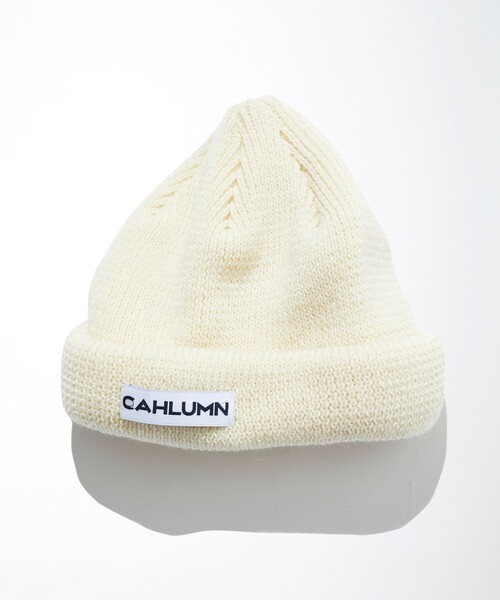 CAHLUMN/カウラム Wool Rib Beanie/ウール リブビーニー（ニット