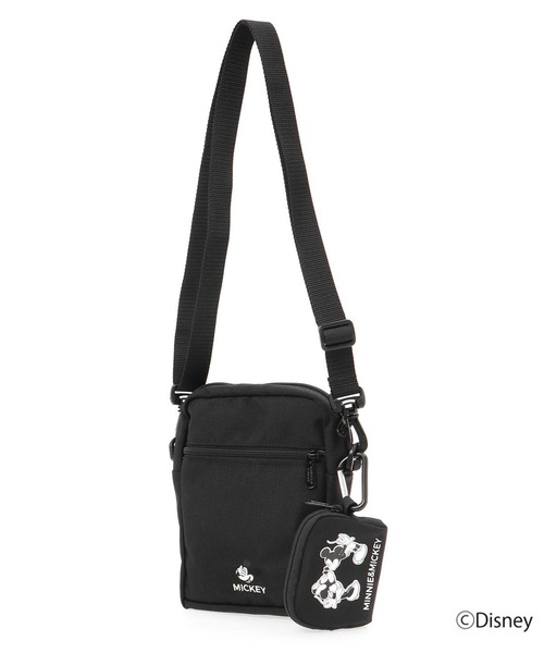 Manhattan Portage(マンハッタンポーテージ)の「Manhattan Portage/マンハッタンポーテージ ショルダーバック City Light Bag 24/Mickey MP1403PLMIC24(ショルダーバッグ・メンズ・ブラック・FREE)」の1枚目の写真