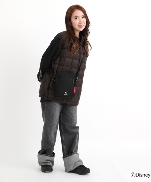 Manhattan Portage(マンハッタンポーテージ)の「Manhattan Portage/マンハッタンポーテージ ショルダーバック City Light Bag 24/Mickey MP1403PLMIC24(ショルダーバッグ・メンズ・ブラック・FREE)」の16枚目の写真