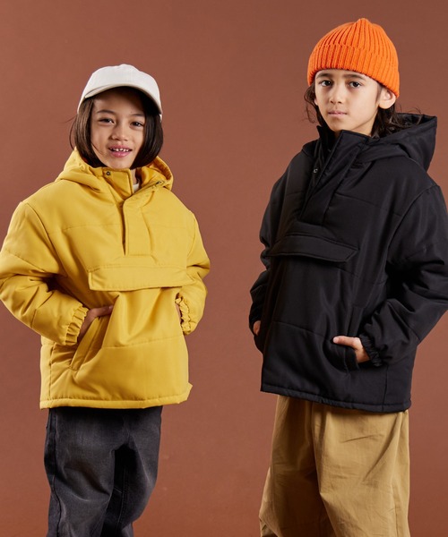 PAIRMANON STREET（ペアマノンストリート）の「【PAIRMANON STREET】中綿 パディング キルティング アノラック フーディ（その他アウター・キッズ・イエロー/ブラック/グレー・130/160/100/150/140/90/120/110）」の11枚目の写真