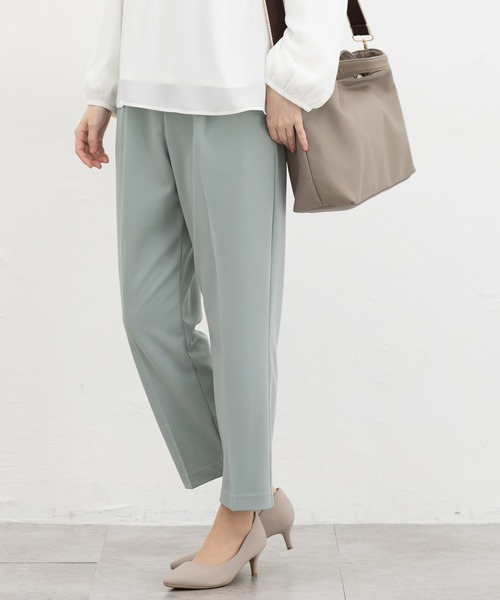 Honeys(ハニーズ)の「【抗菌防臭】テーパードパンツ(その他パンツ・レディース・ネイビー/グレイッシュブルー/グレイッシュベージュ/ブラック/ミント/ブラウン/ライトグリーン・L/LL/M/S/3L)」の4枚目の写真