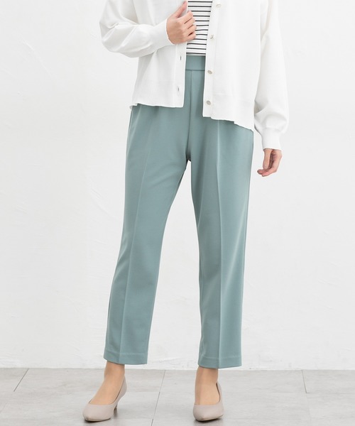 Honeys(ハニーズ)の「【抗菌防臭】テーパードパンツ(その他パンツ・レディース・ネイビー/グレイッシュブルー/グレイッシュベージュ/ブラック/ミント/ブラウン/ライトグリーン・L/LL/M/S/3L)」の5枚目の写真